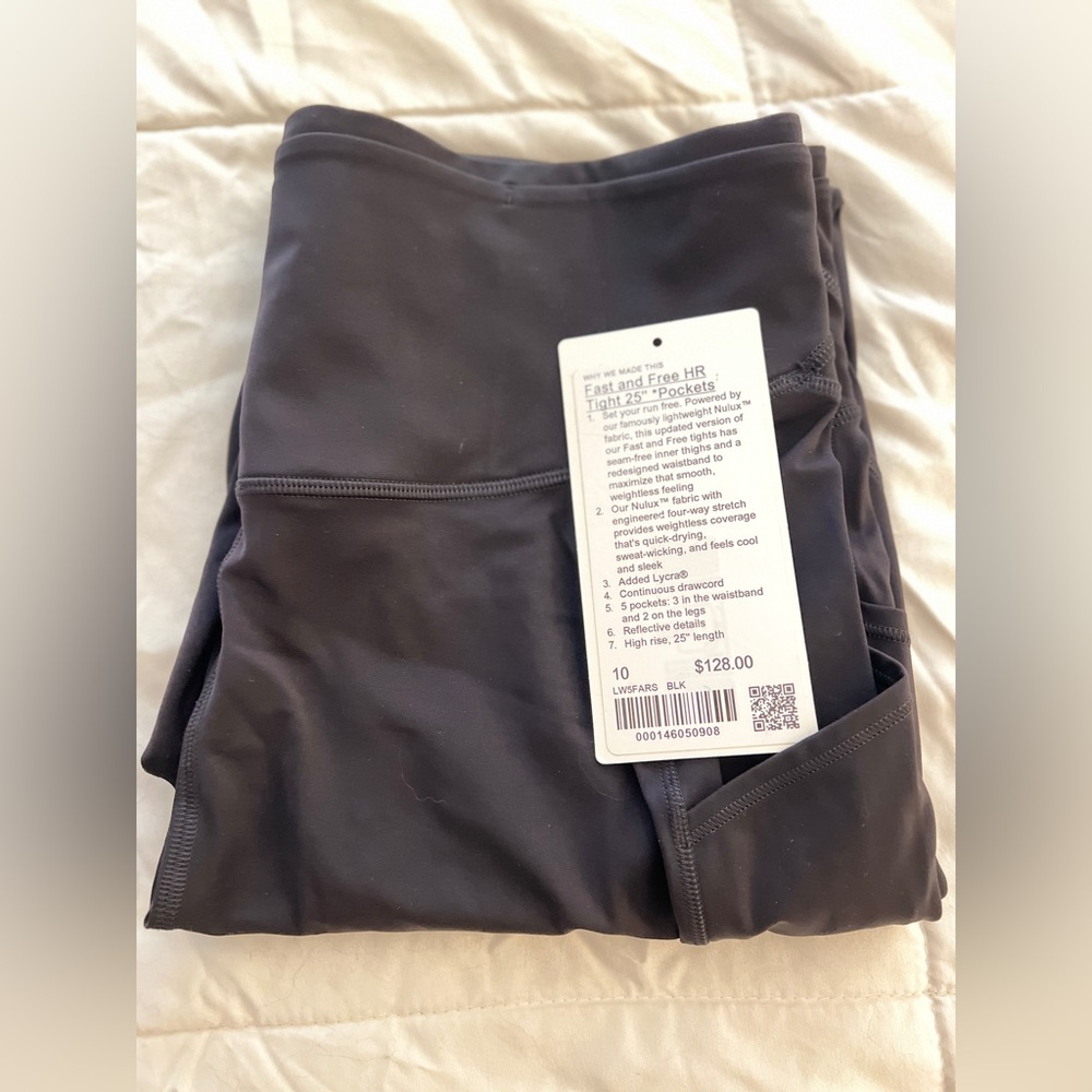 Lululemon Fast & Free size 10 NEW